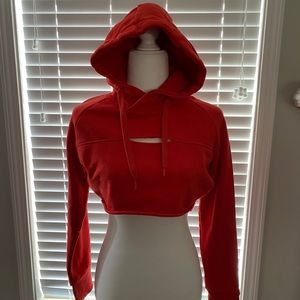 Gymshark cropped high/ low hoodie